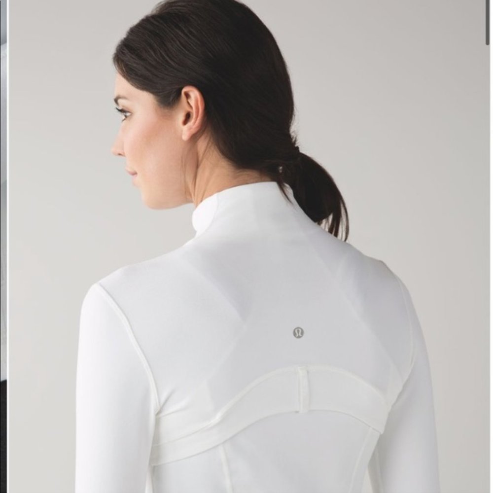 Lululemon White Define Jacket Size 4